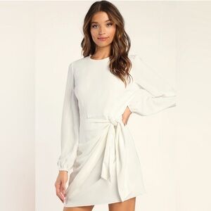 Lulu's White Mini Dress